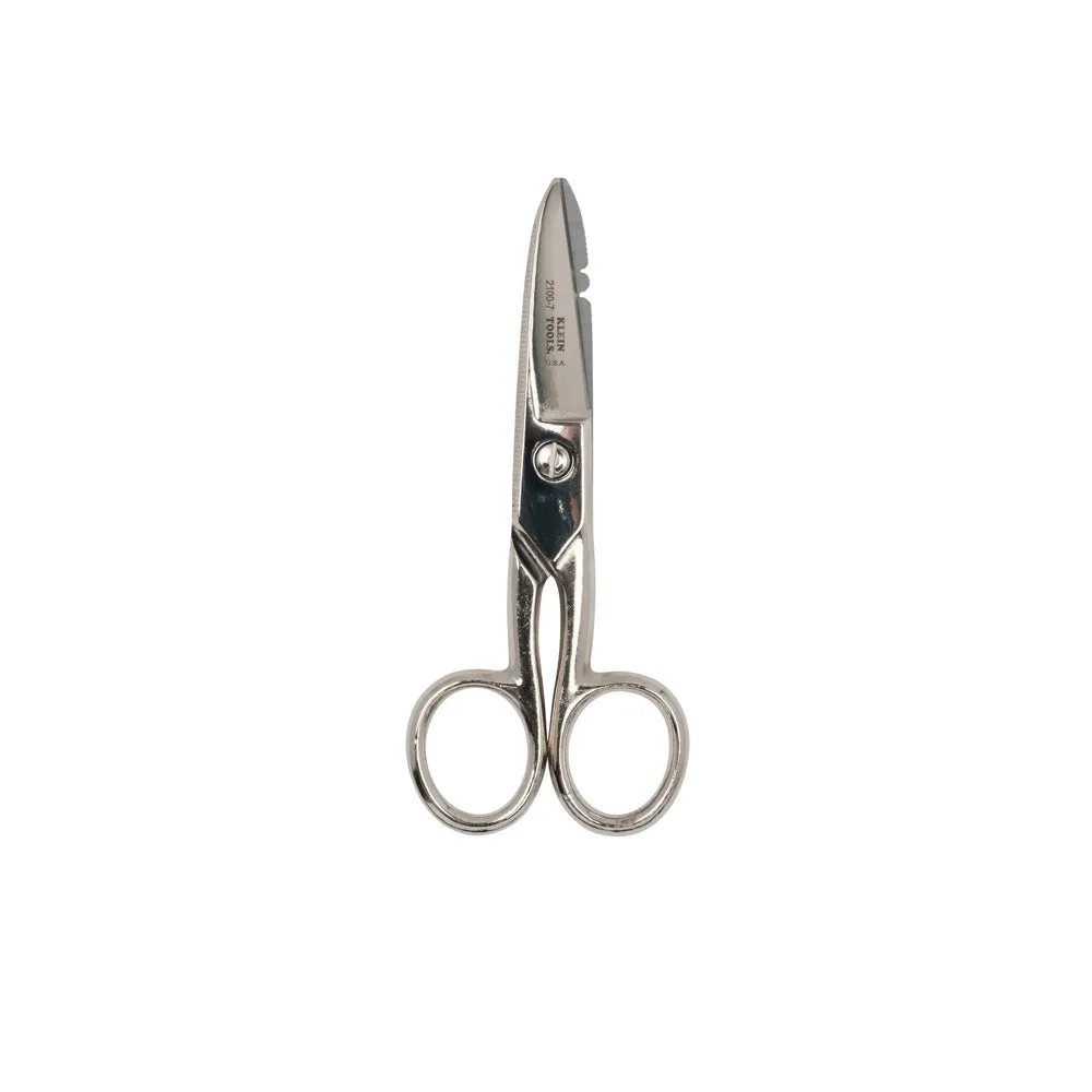 Klein Electricians Scissors Stripping Notches (94-2100-7)