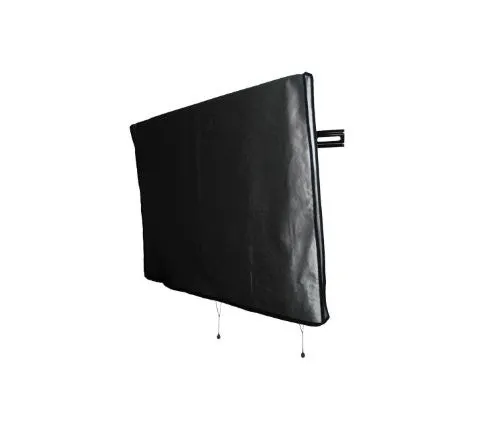 Large Flat Screen TV (70") Marine Grade Nylon Dust Black Color Cover (70" Cover - 63" x 4" x 38.5")