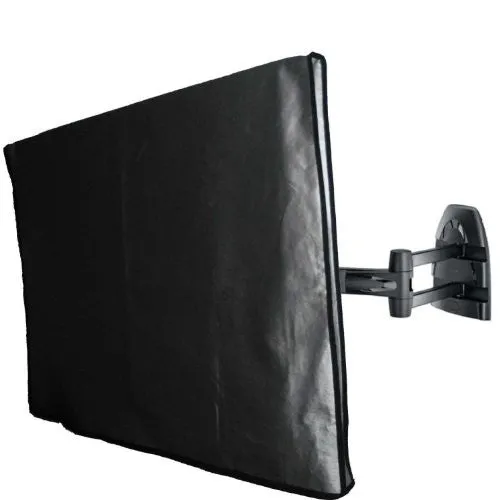 Large Flat Screen TV (70") Marine Grade Nylon Dust Black Color Cover (70" Cover - 63" x 4" x 38.5")