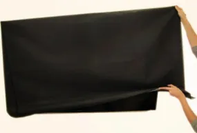 Large Flat Screen TV (70") Marine Grade Nylon Dust Black Color Cover (70" Cover - 63" x 4" x 38.5")