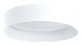 LED Flush Mount from the Ester Collection in Structured White Finish by Eglo USA