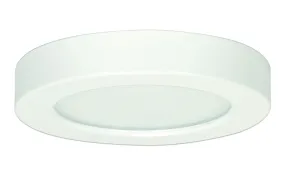 LED Flush Mount in White Finish by Satco