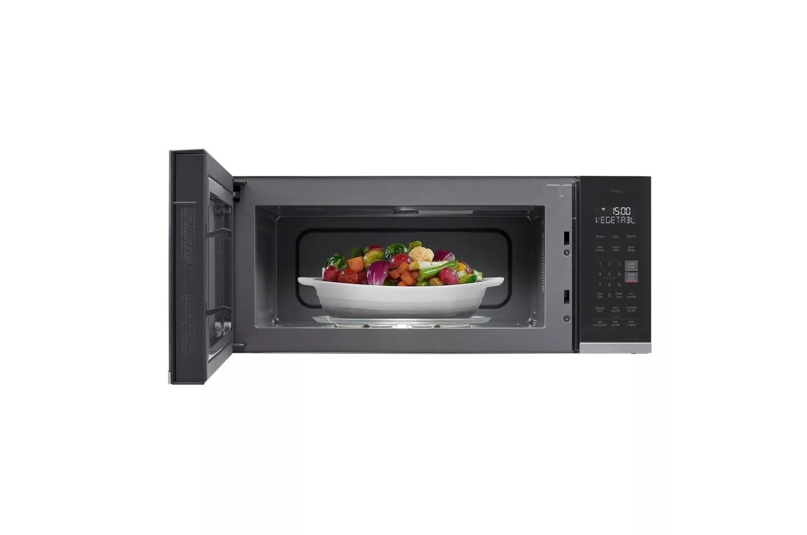 Lg MVEF1323F 1.3 cu. ft. Smart Low Profile Over-the-Range Microwave Oven