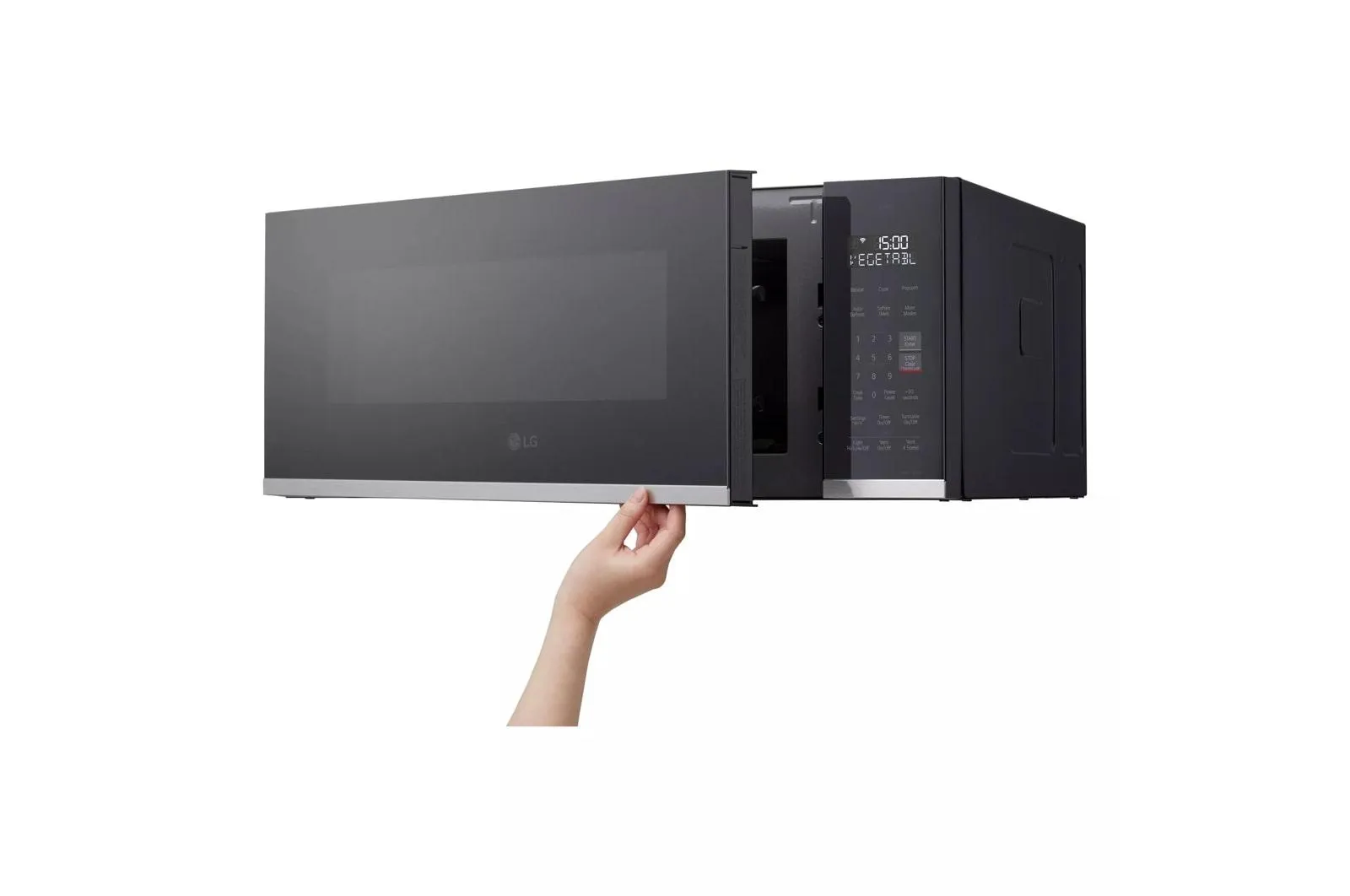 Lg MVEF1323F 1.3 cu. ft. Smart Low Profile Over-the-Range Microwave Oven