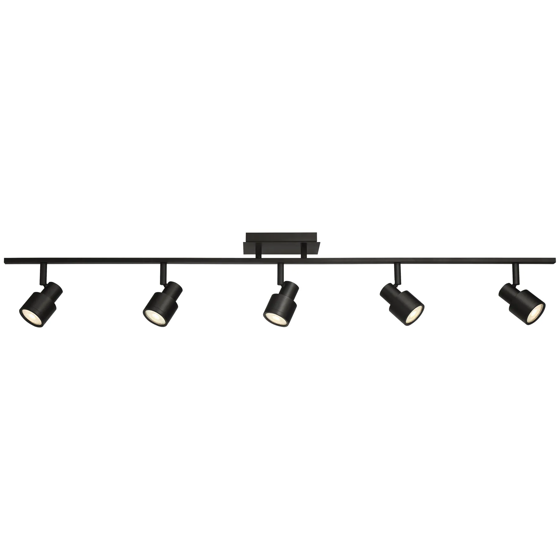 Lincoln 6.5" LED Contemporary Track Lighting Fixture Matte Black 