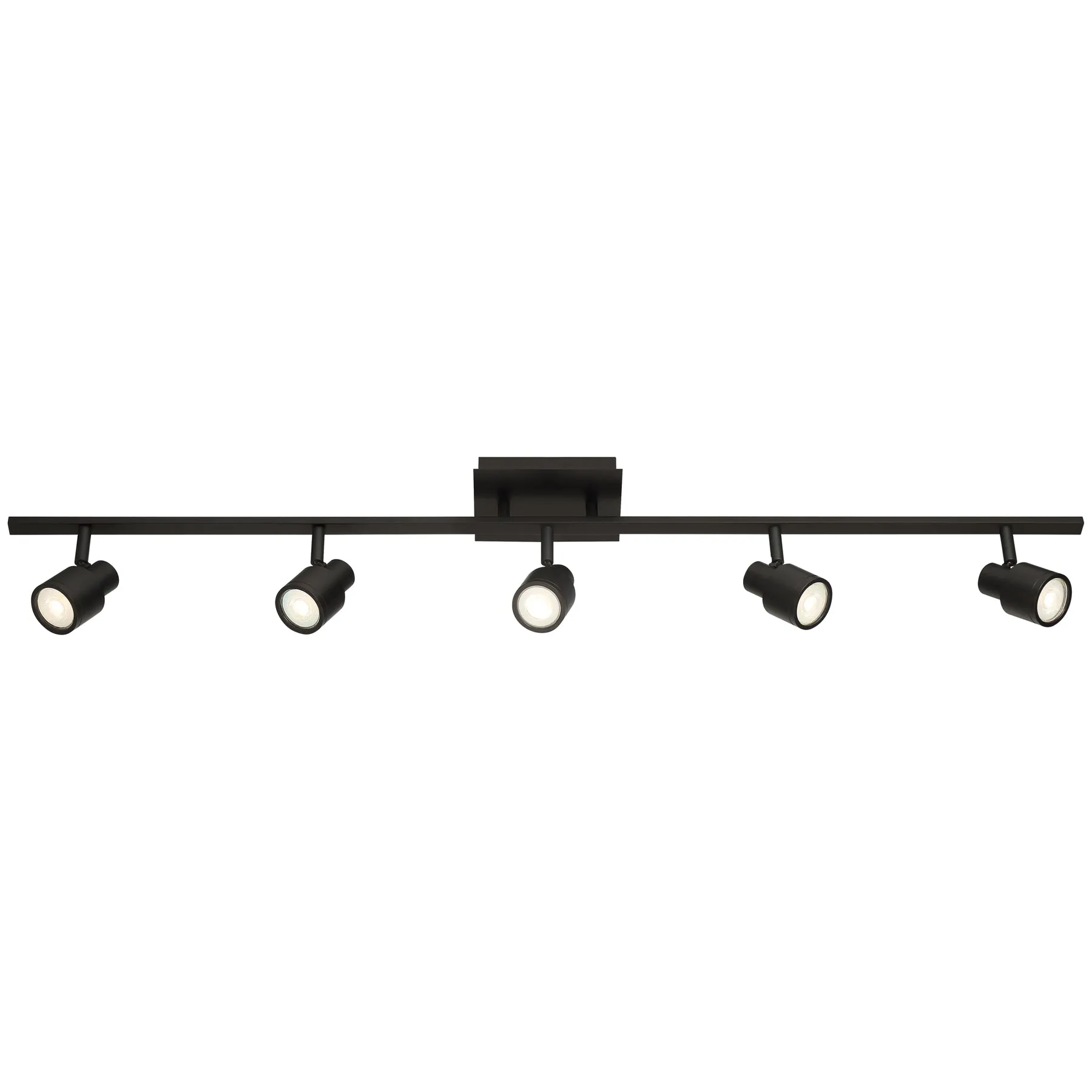 Lincoln 6.5" LED Contemporary Track Lighting Fixture Matte Black 