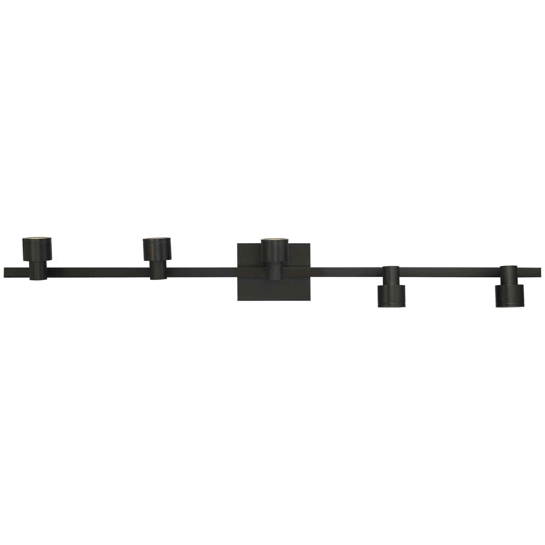 Lincoln 6.5" LED Contemporary Track Lighting Fixture Matte Black 