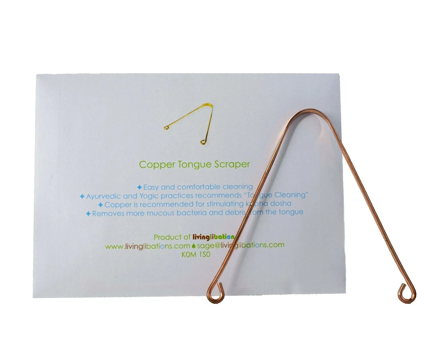 LIVING LIBATIONS - Copper Tongue Scraper