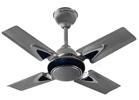 LONGWAY Starlite-1 600mm/24 inch High Speed Anti-dust Decorative 5 Star Rated Ceiling Fan 850 RPM with 3 Year Warranty (Silver Blue, Pack of 1)