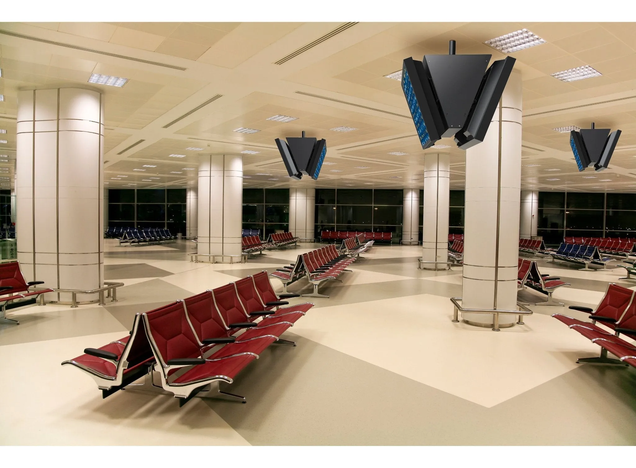 <html>SmartMount<sup>®</sup> Back-to-Back Ceiling Mount with Media Player Storage for 40" to 65" Displays</html>