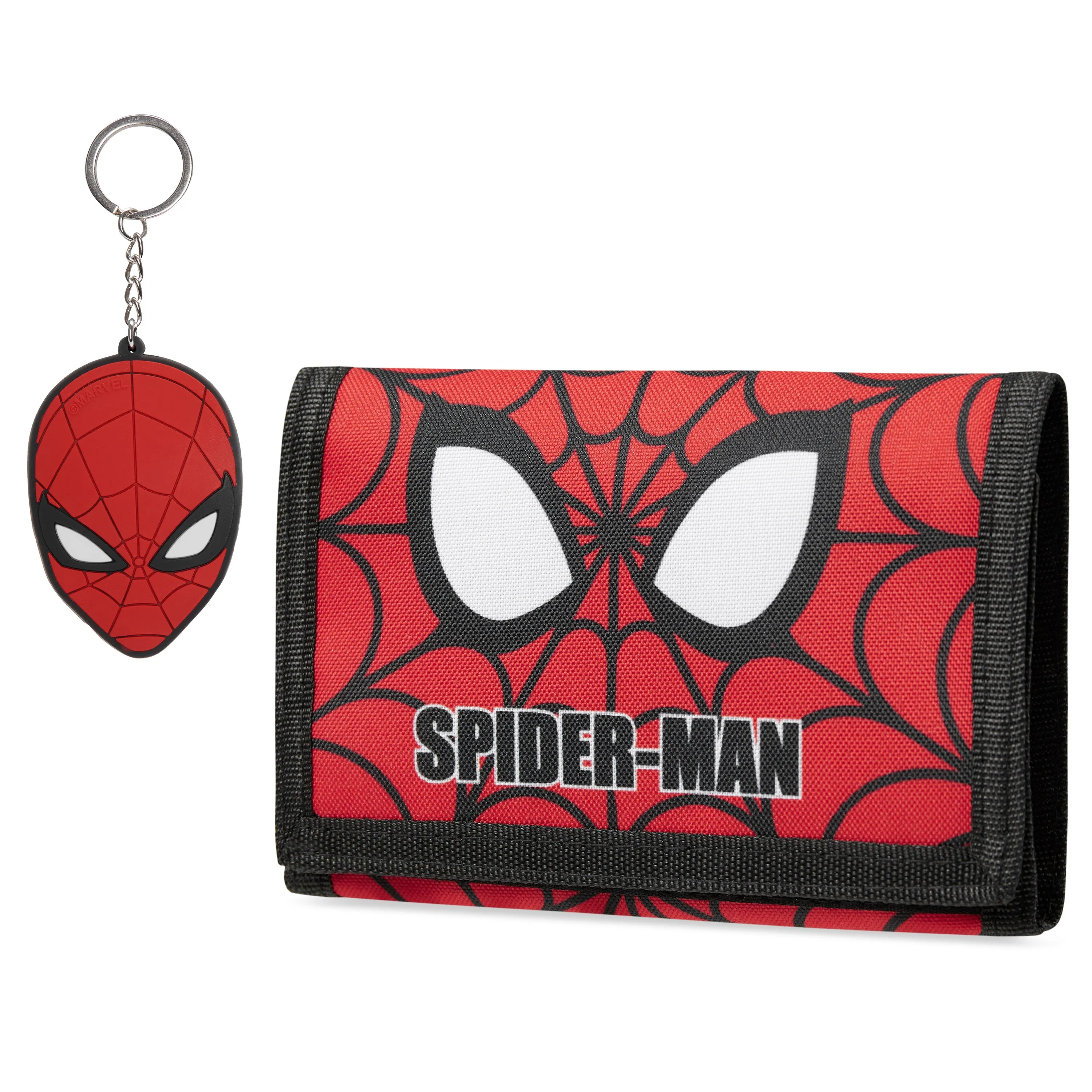 Marvel Boys Wallet and Keyring Gift Set - Red Spiderman