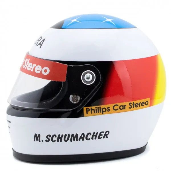 Michael Schumacher Mini Helmet, First Race, 1:2 scale, White, 1991