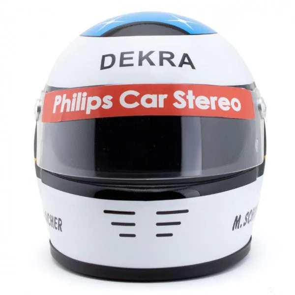 Michael Schumacher Mini Helmet, First Race, 1:2 scale, White, 1991