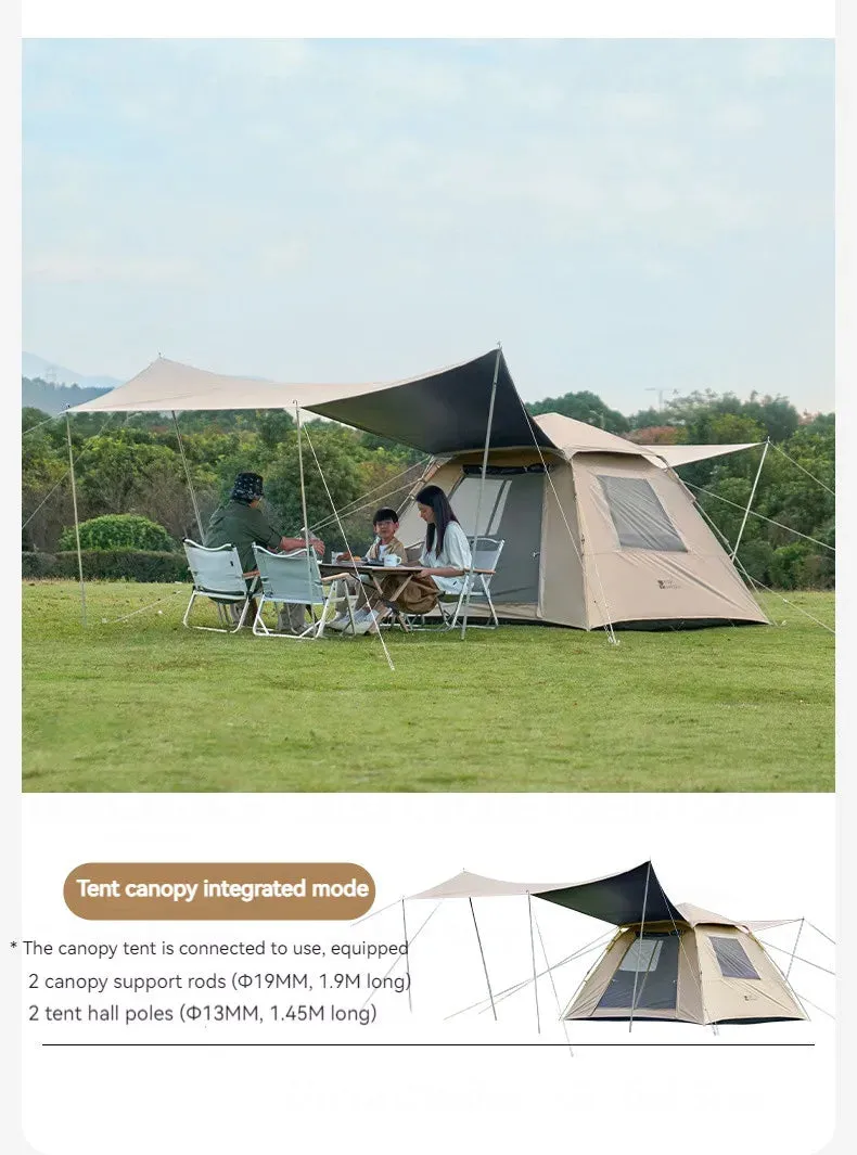 MOBI GARDEN ZERO AUTOMATIC TENT-SPACE 155 (Black vinyl)