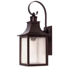 MONTE GRANDE 1 LIGHT OUTDOOR WALL LANTERN, ENGLISH BRONZE