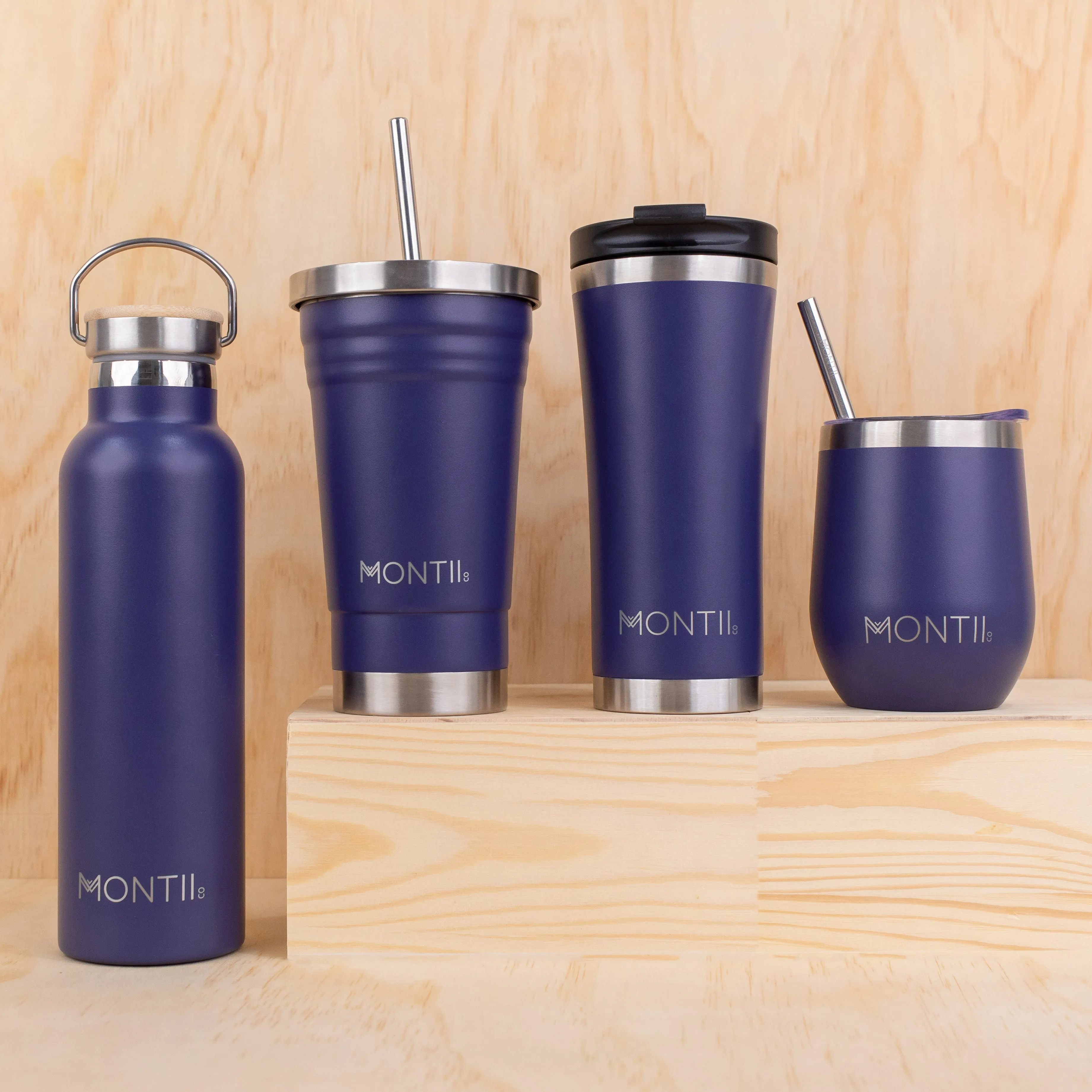 MontiiCo Insulated Tumbler - Cobalt