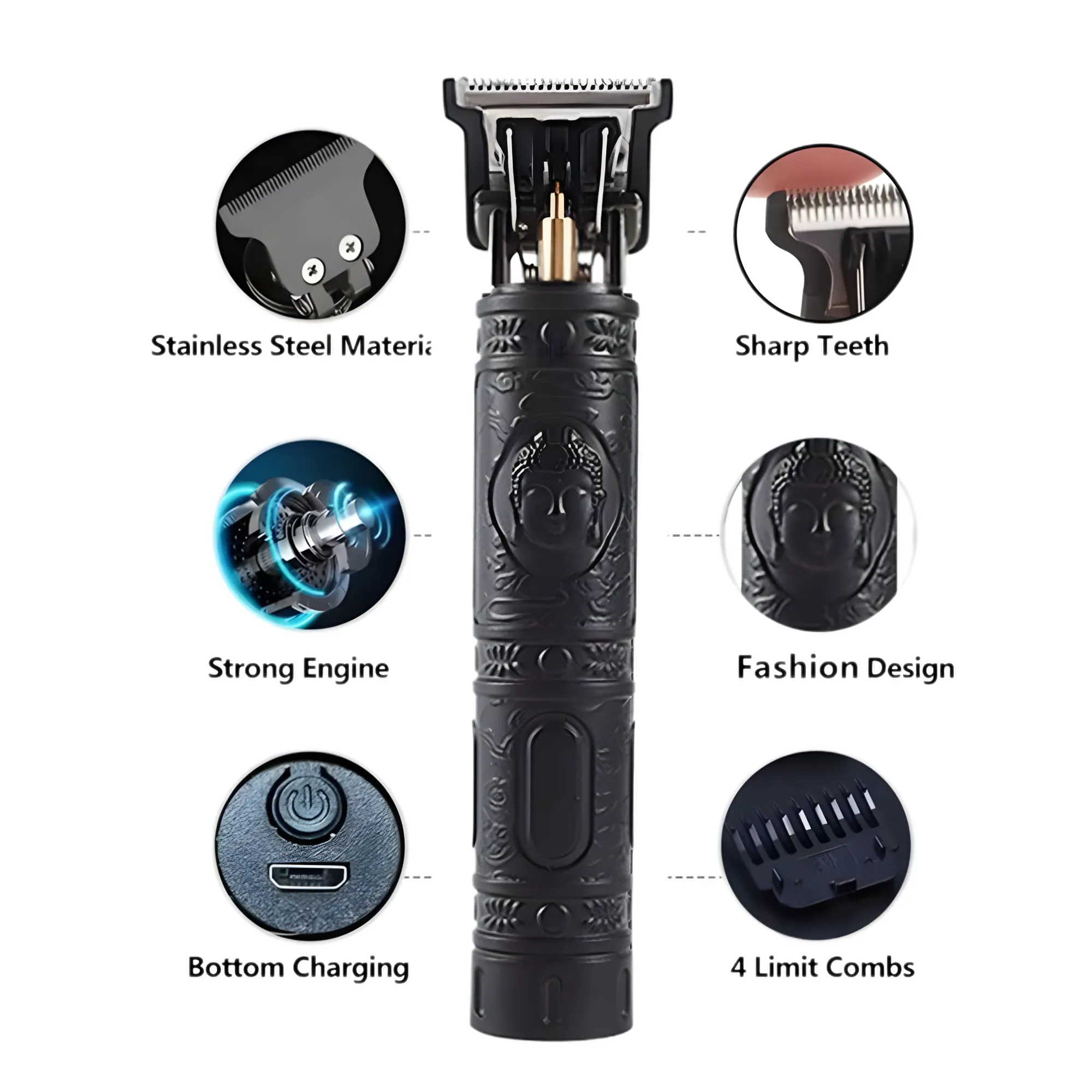 Multi-Functional Hair Clipper And Trimmer 7891314009017