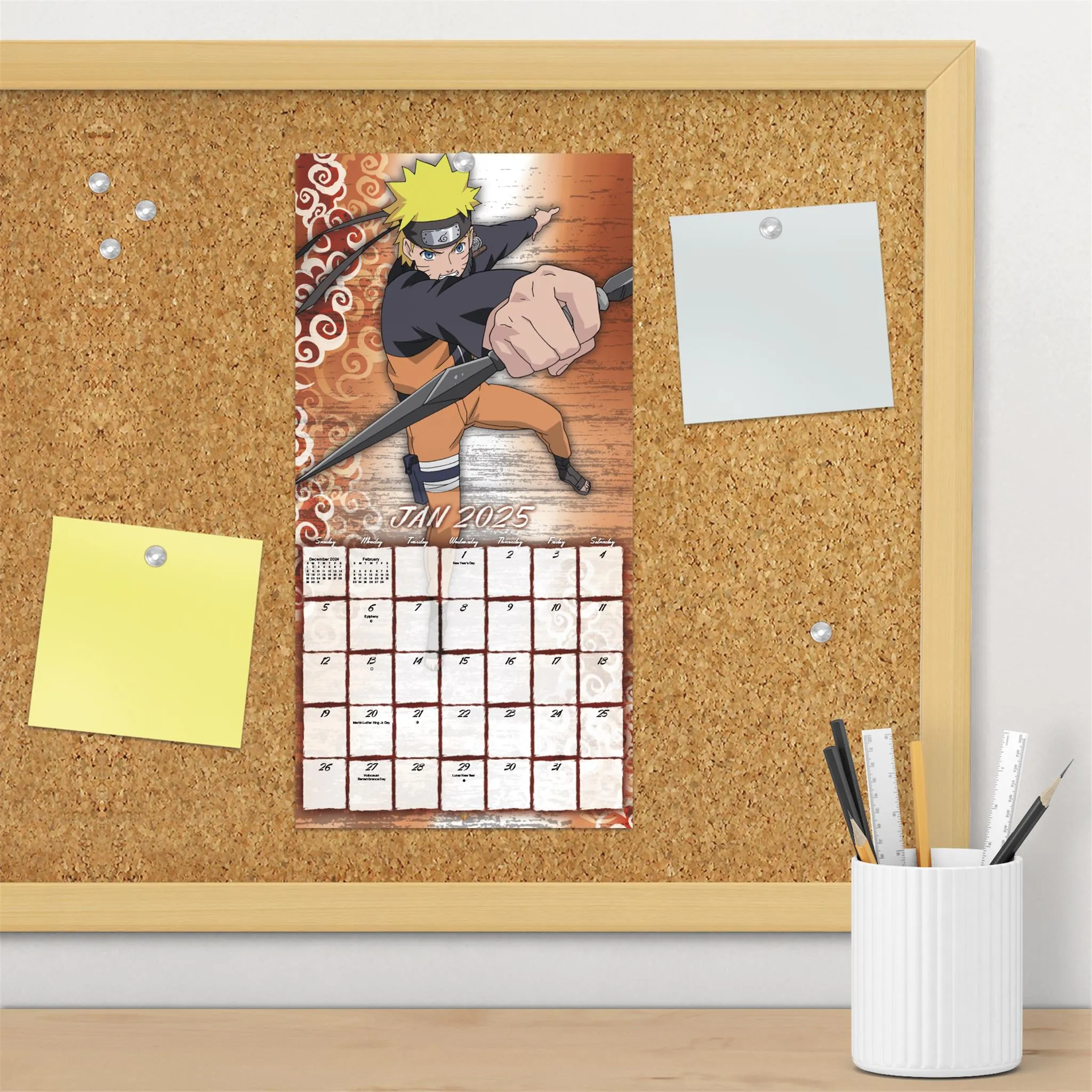 Naruto Shippuden Mini 2025 Calendar - Online Exclusive