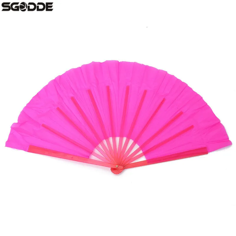 New Chinese Handmade Fan, Left Hand Fan, Folding Fan, Martial Arts Crafts, 41cm