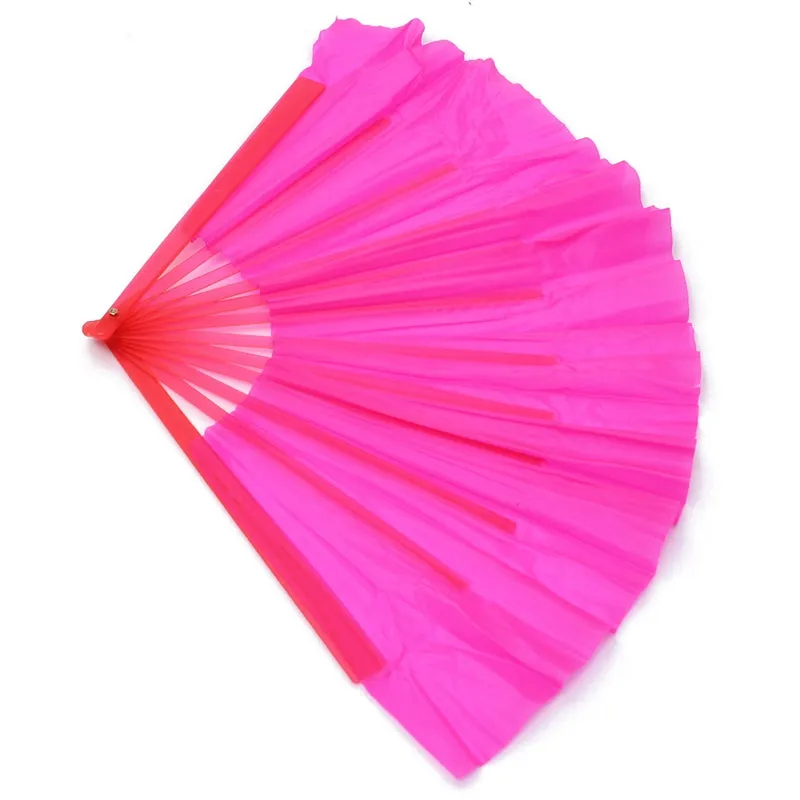 New Chinese Handmade Fan, Left Hand Fan, Folding Fan, Martial Arts Crafts, 41cm