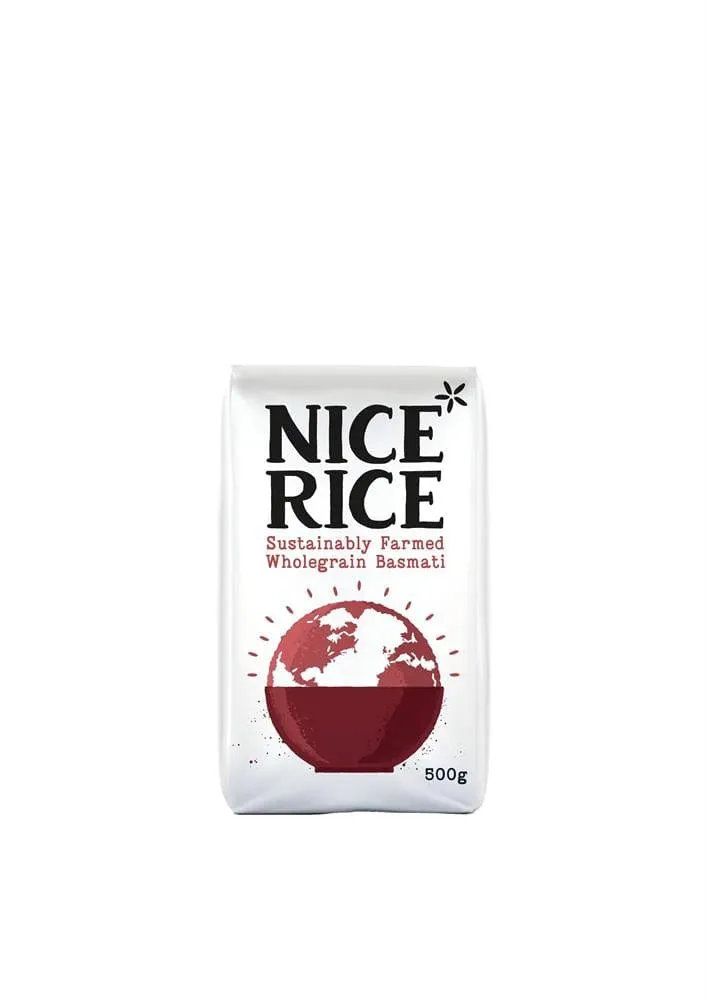 Nice Rice Sustainably Farmed Wholegrain Basmati 500g