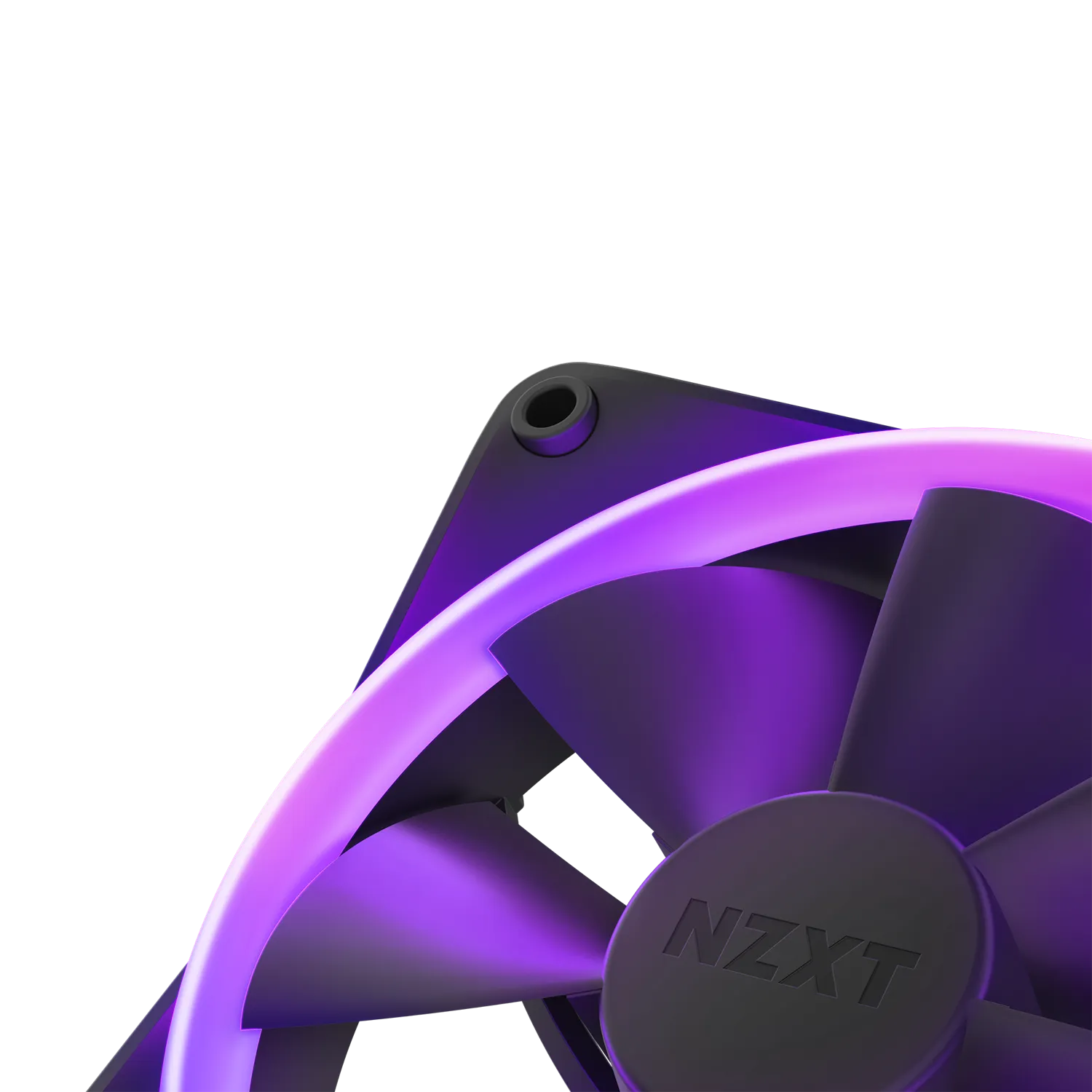 NZXT F120RGB - 120MM RGB HEATSINK FANS - TRIPLE (BLACK) RF-R12TF-B1