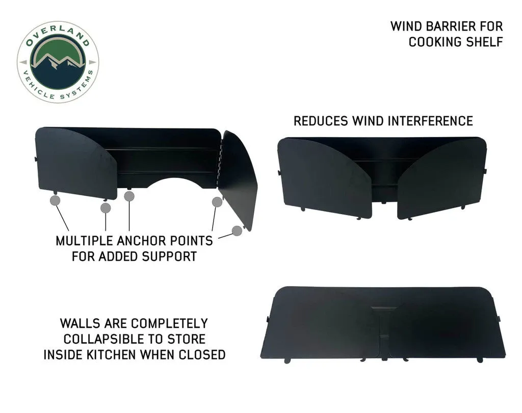 Overland Vehicle Systems Camp Cargo Box Kitchen With Slide Out Sink, Cooking Shelf and Work Station