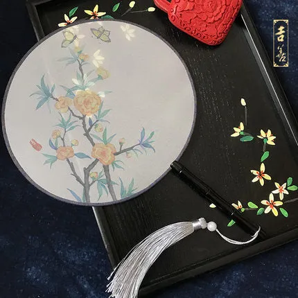 Palace Fan Traditional Craft Fan Chinese Silk Fan 0001