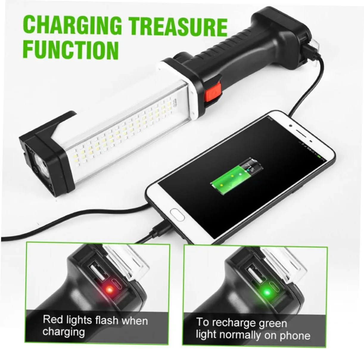 PORTABLE VEHICLE INSPECTION LIGHT/DANGER WAND