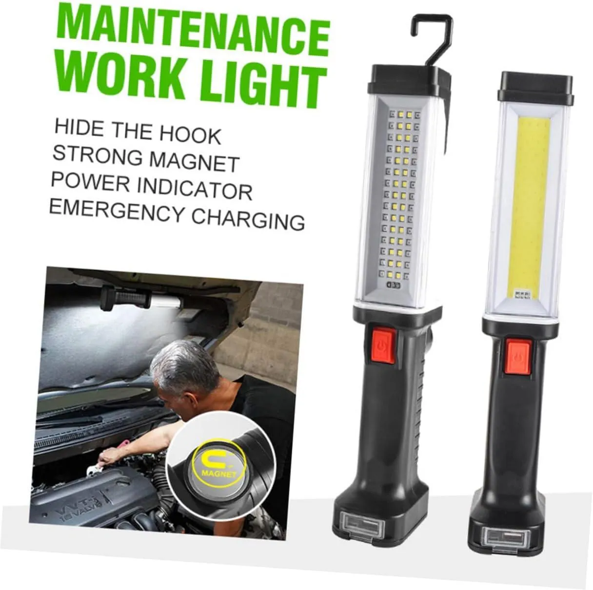 PORTABLE VEHICLE INSPECTION LIGHT/DANGER WAND