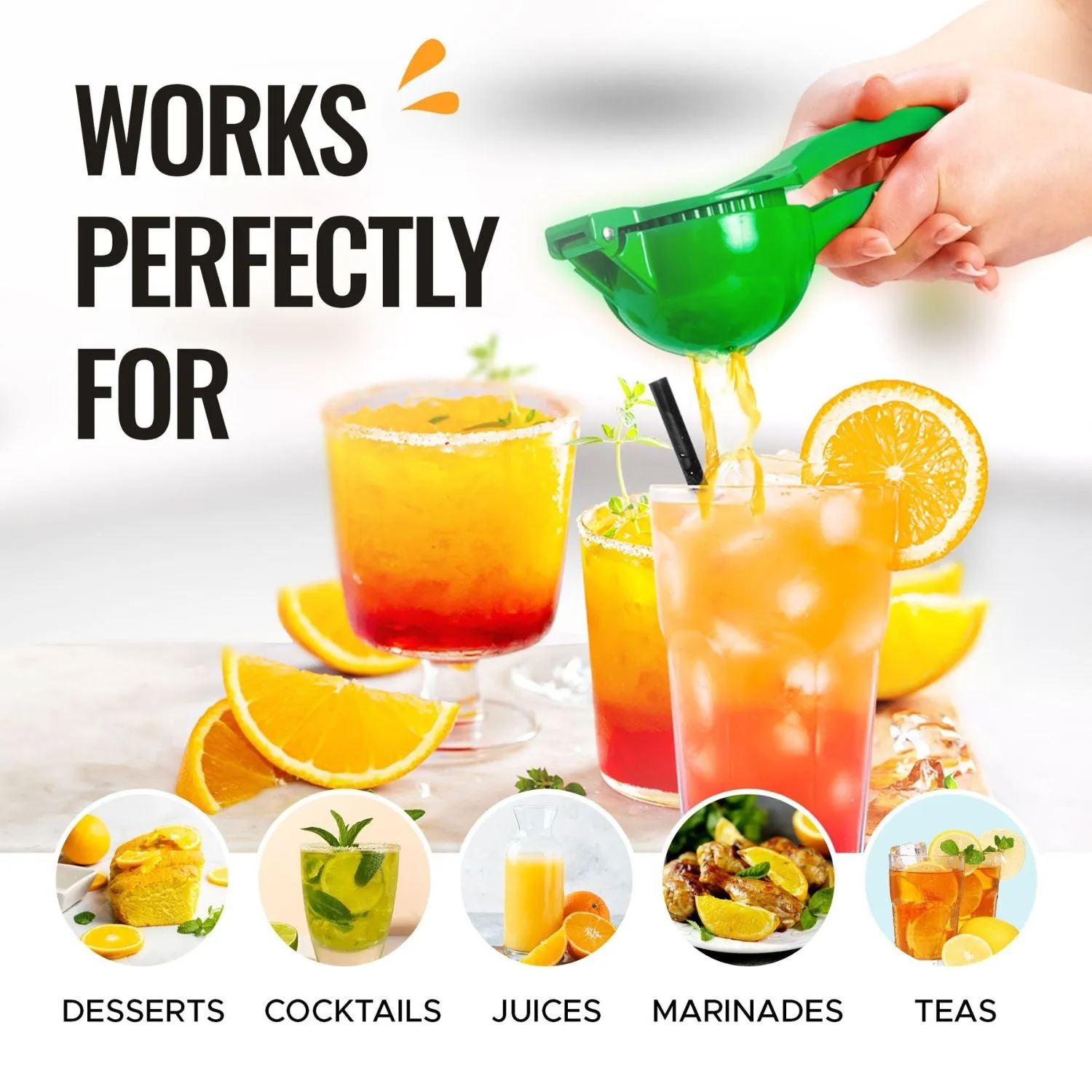 Premium Quality Metal Orange Squeezer Citrus Juicer