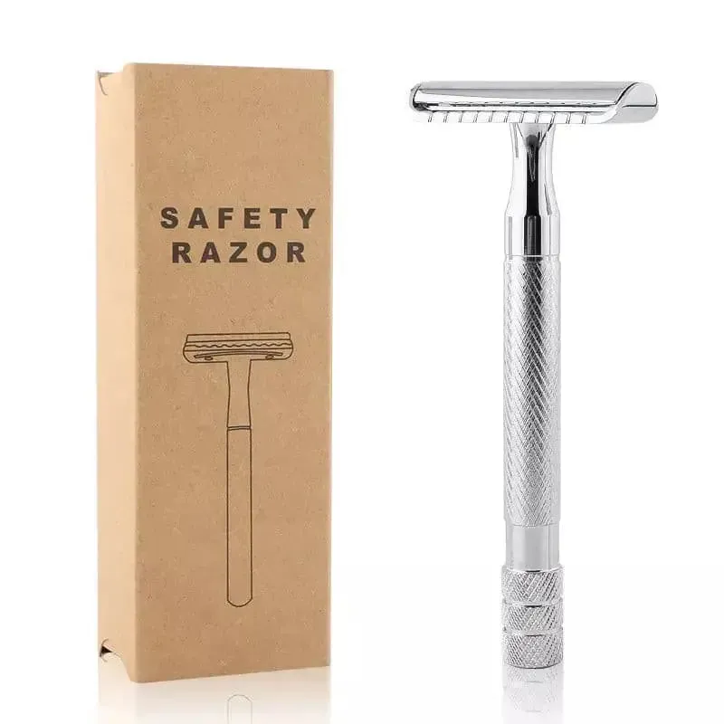 Premium Stainless Steel Double Edge Safety Razor