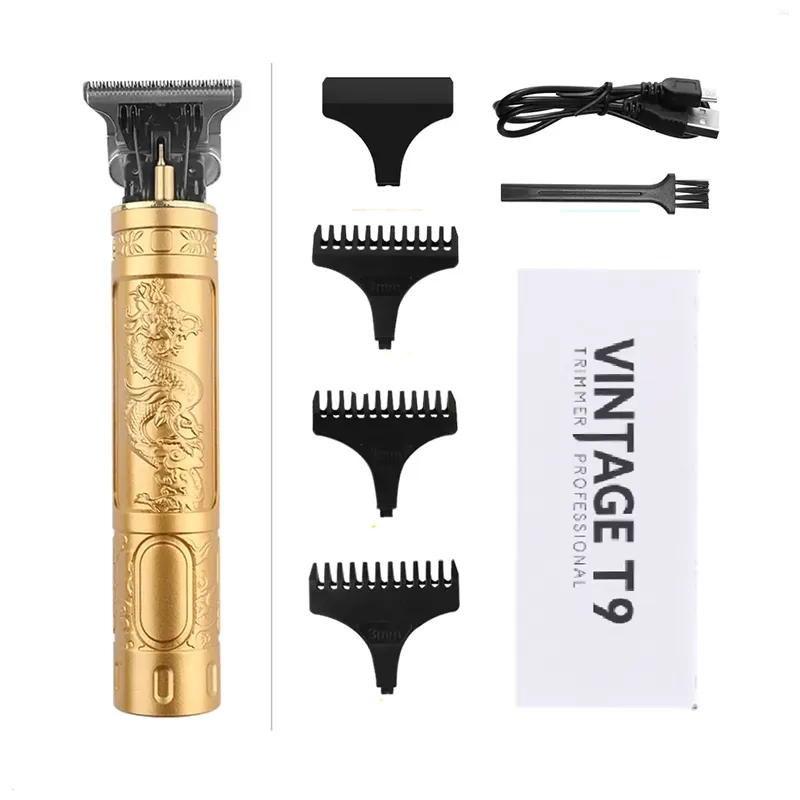 Professional Hair Clipper Usb Charger Electric Hair Trimmer Men Razor T9-B