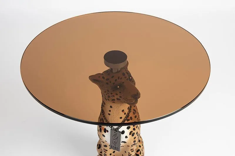 Proudly Crowned Panther Side Table