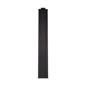 Revels 36 in. LED Outdoor Wall Sconce 3500K Black Finish