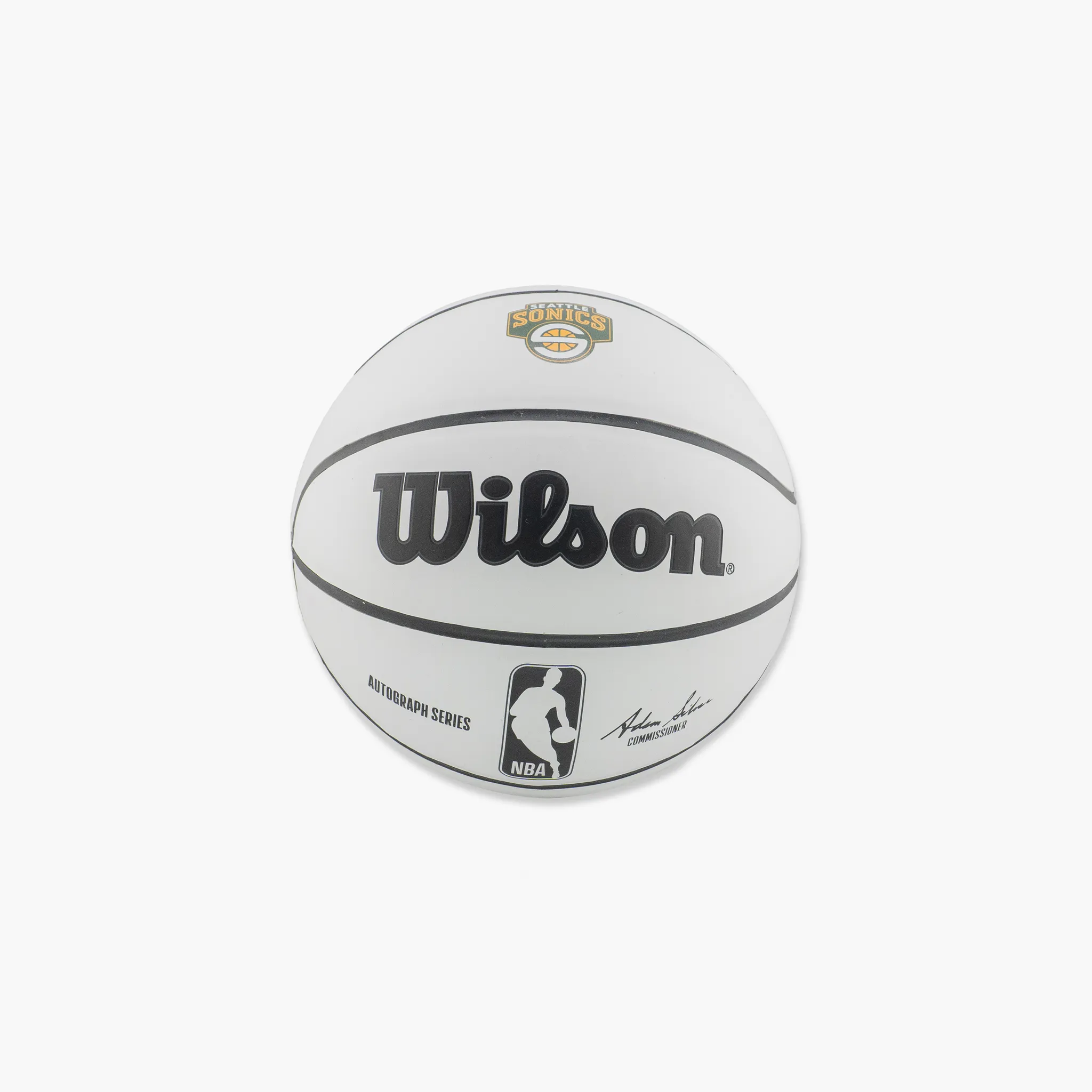 Seattle SuperSonics "S" Logo Autograph Mini Basketball