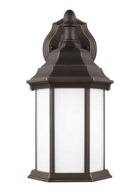 Sevier Collection - Small One Light Downlight Outdoor Wall Lantern | Finish: Antique Bronze - 8338751EN3-71