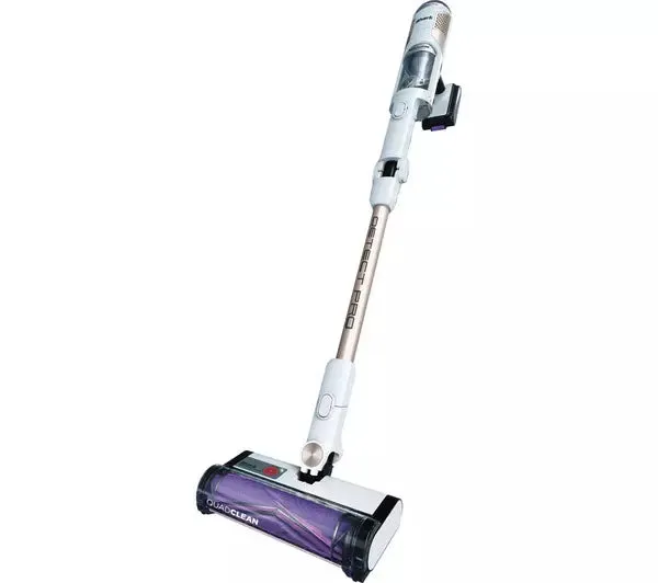 Shark Detect Pro Cordless Vacuum Cleaner with Auto-Empty System 2L - Up To  60 Minutes Run Time White & Brass IW3611UKT