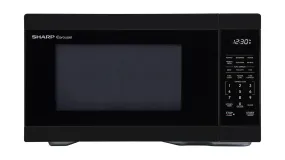 SMC1161KB Sharp 1.1 cu. ft. 1000W Black Countertop Microwave Oven