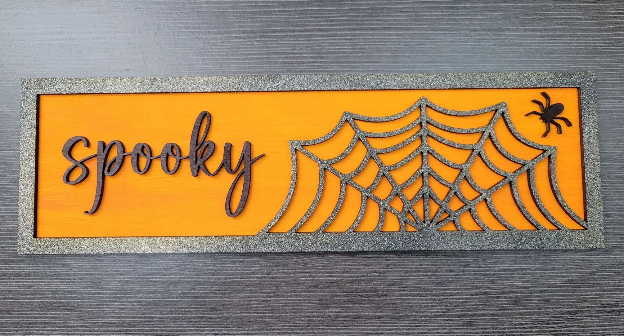 Spooky Halloween Spiderweb Laser SVG File