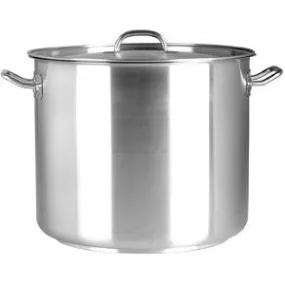 Stockpot-Stainless Steel 25.5Lt 320X320mm W/Lid