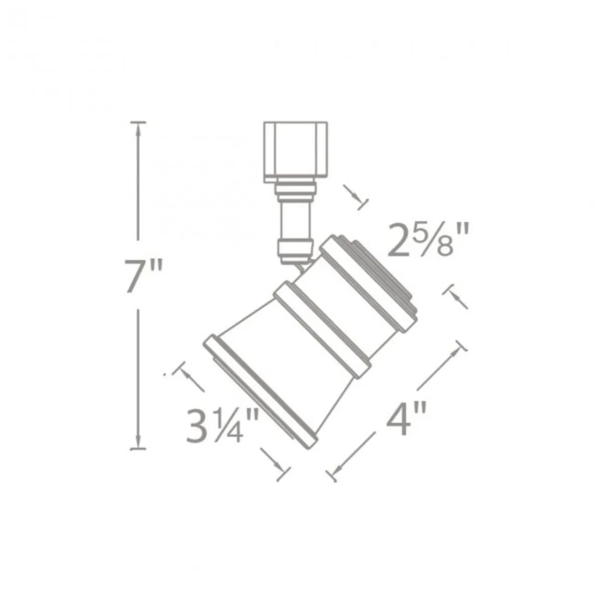 Summit LED Track Head 15W 3000K 750 Lumens, Juno, Bronze finish