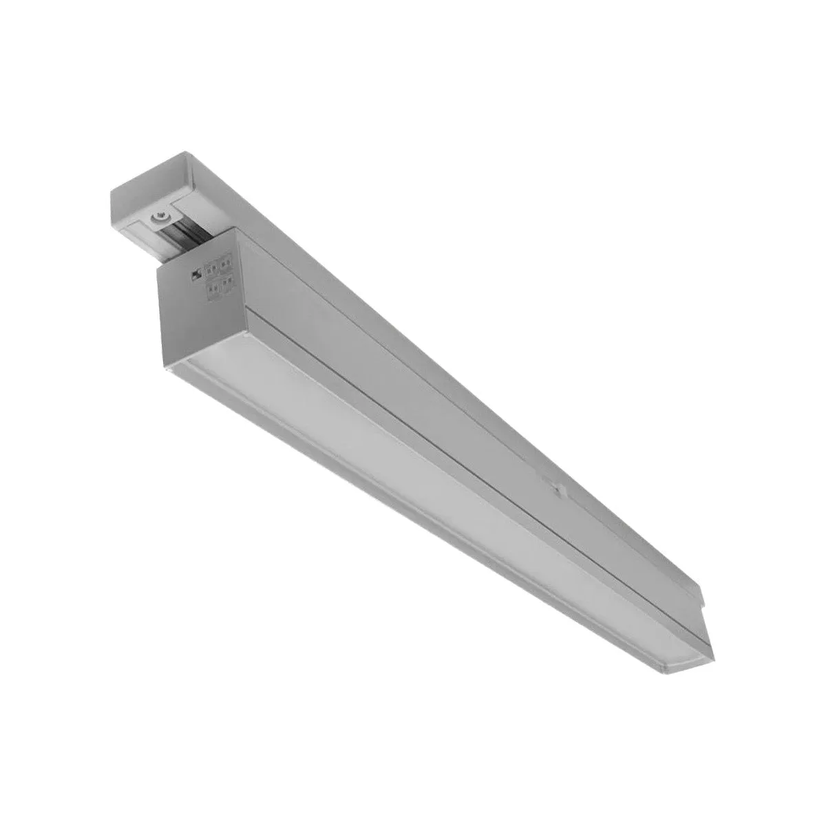 T-Line 4 ft LED Linear Track Bar 40W 3200 Lumens Selectable CCT 30K/35K/40K, Halo, Silver