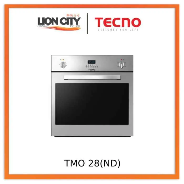 Tecno Uno TMO 28 (ND) Built-In Oven Stainless Steel 58L, 5 Functions