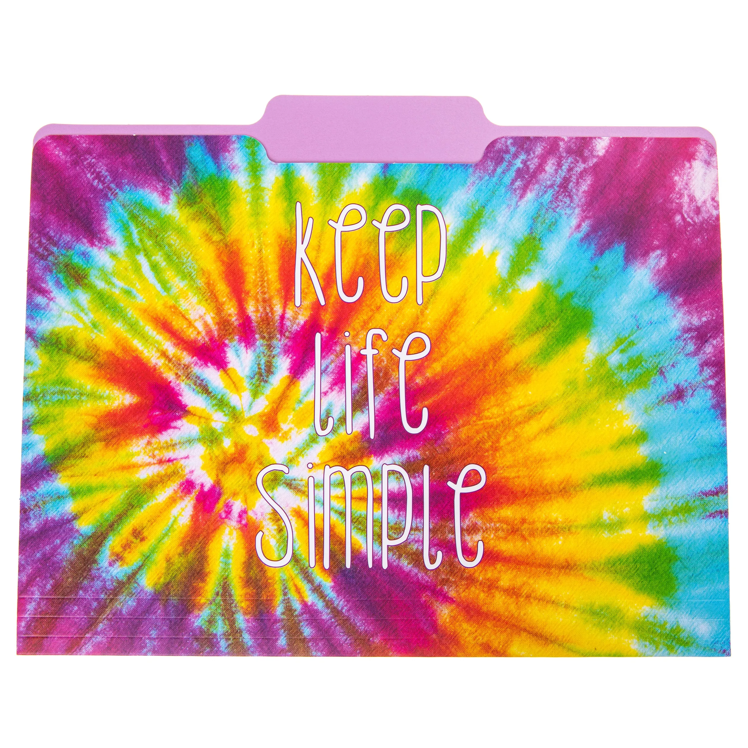 Tie Dye File Folder Set