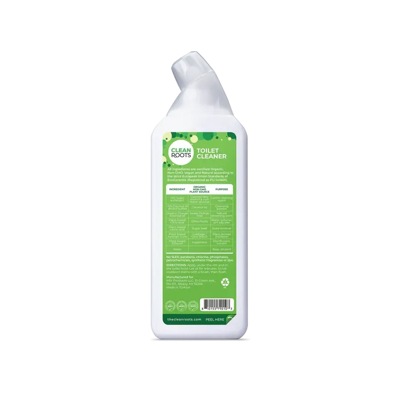 Toilet Cleaner 750mL/25.3 Fl. Oz. (Plant-Based All Natural Organic Orange)