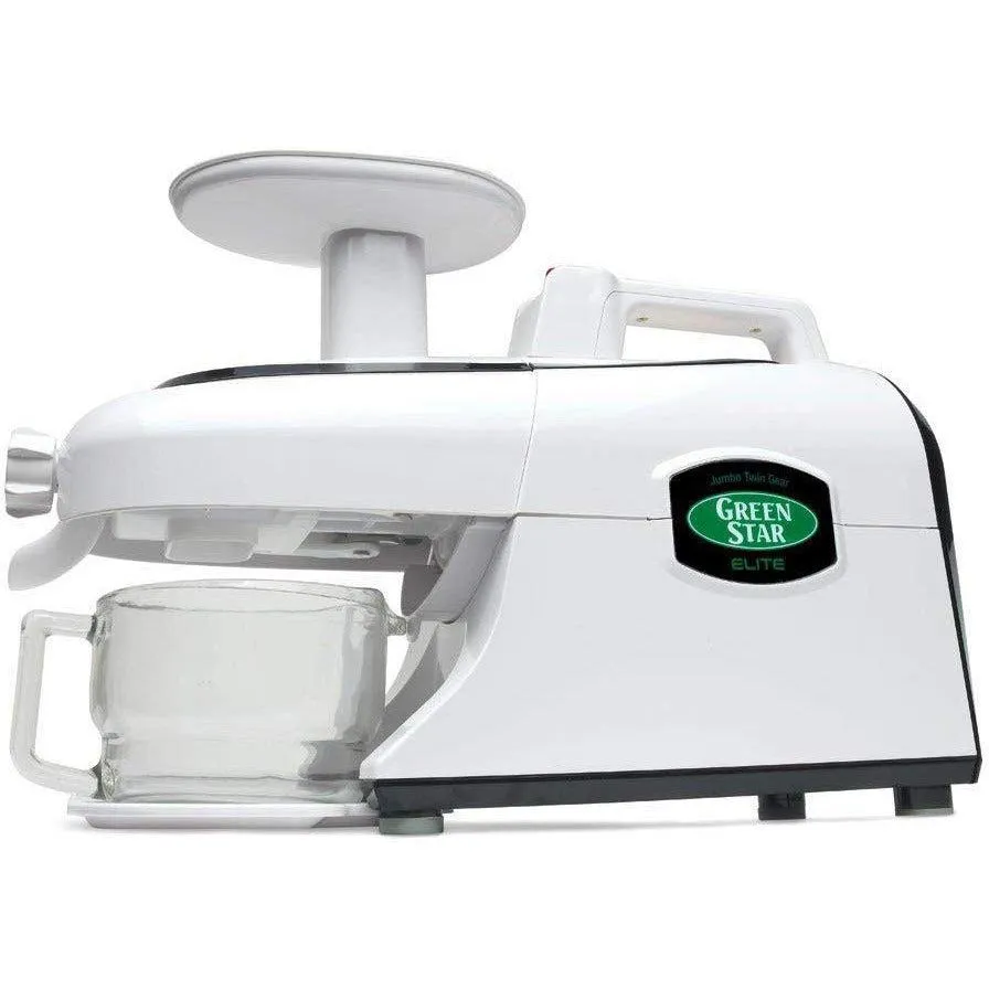 Tribest Greenstar Elite GSE5300 Twin Gear Juicer W/ Pasta Attachment