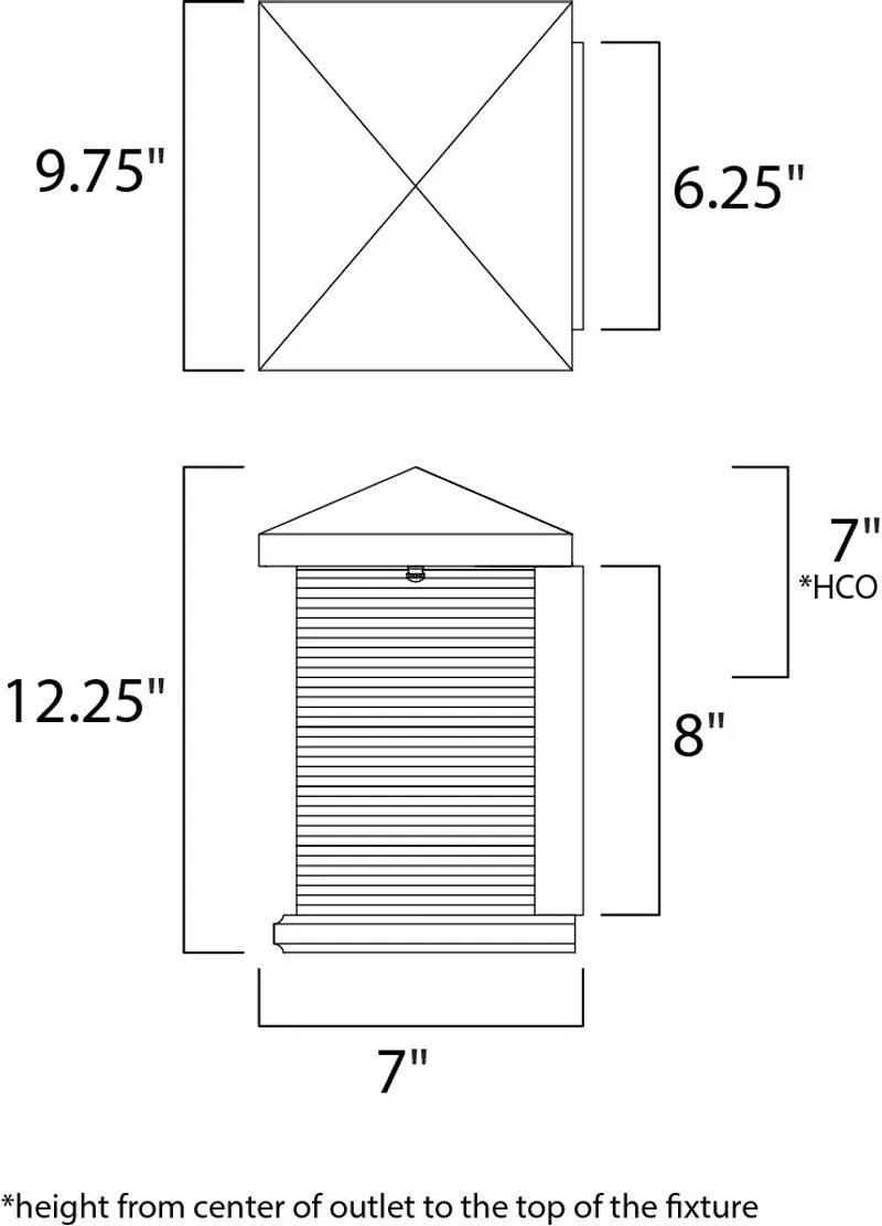 Triumph VX Outdoor Wall Mount