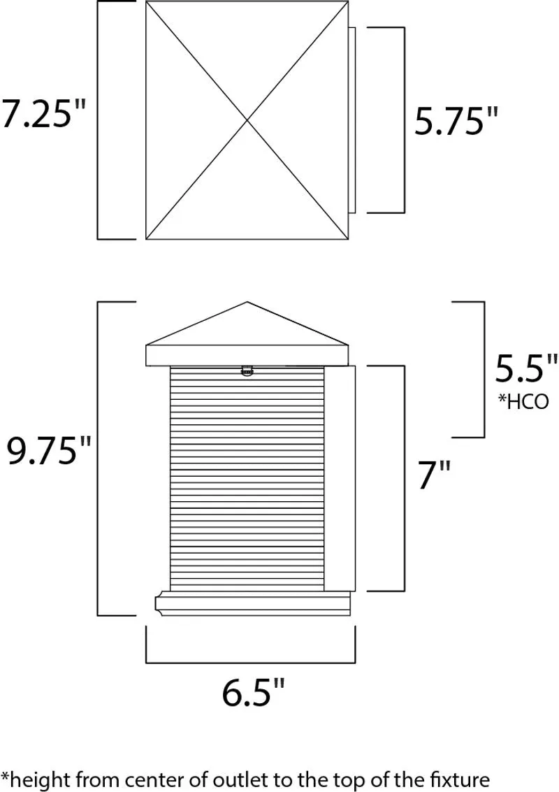 Triumph VX Outdoor Wall Mount