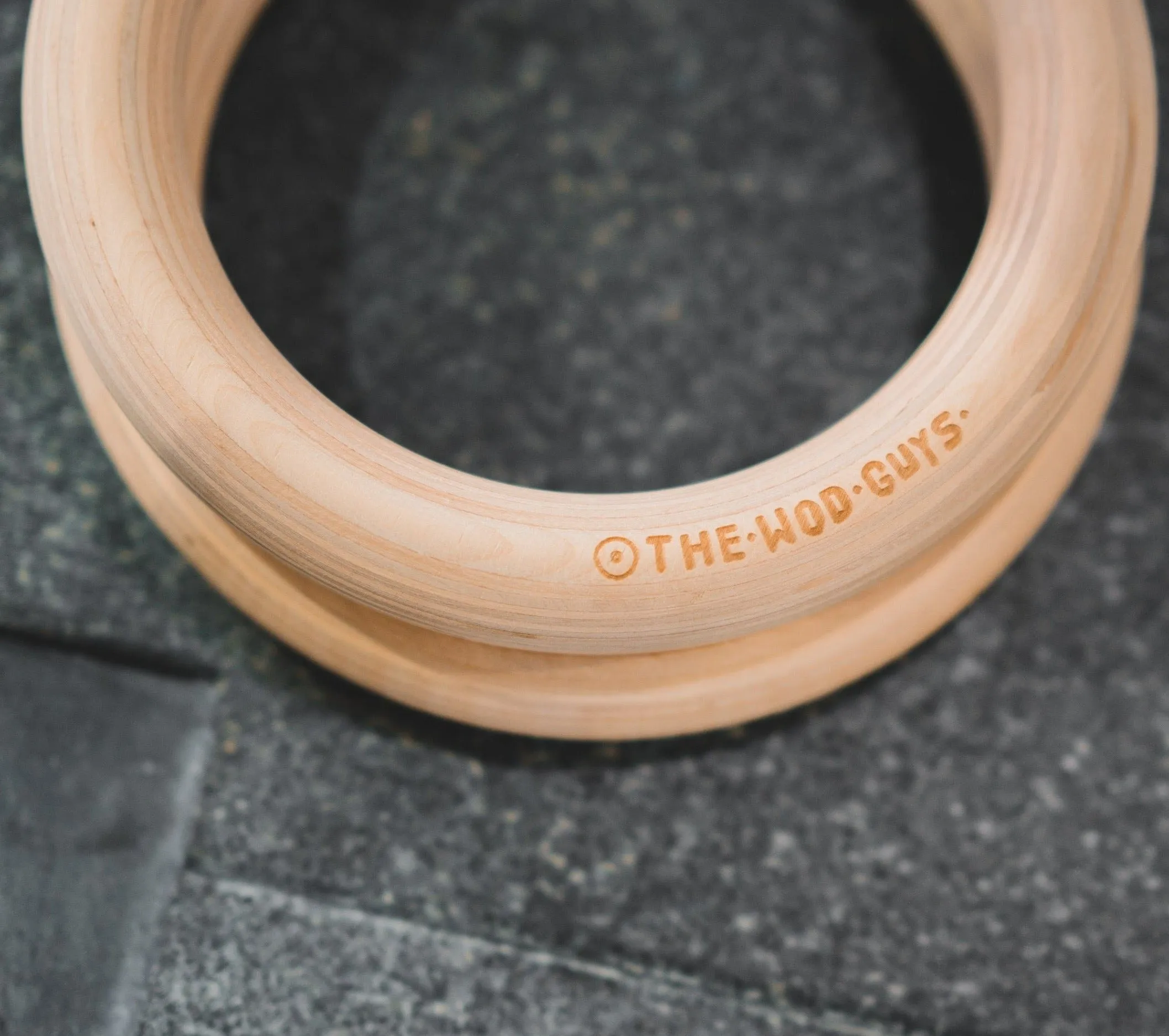 TWG Wooden Gymnastic Rings (NO STRAPS)